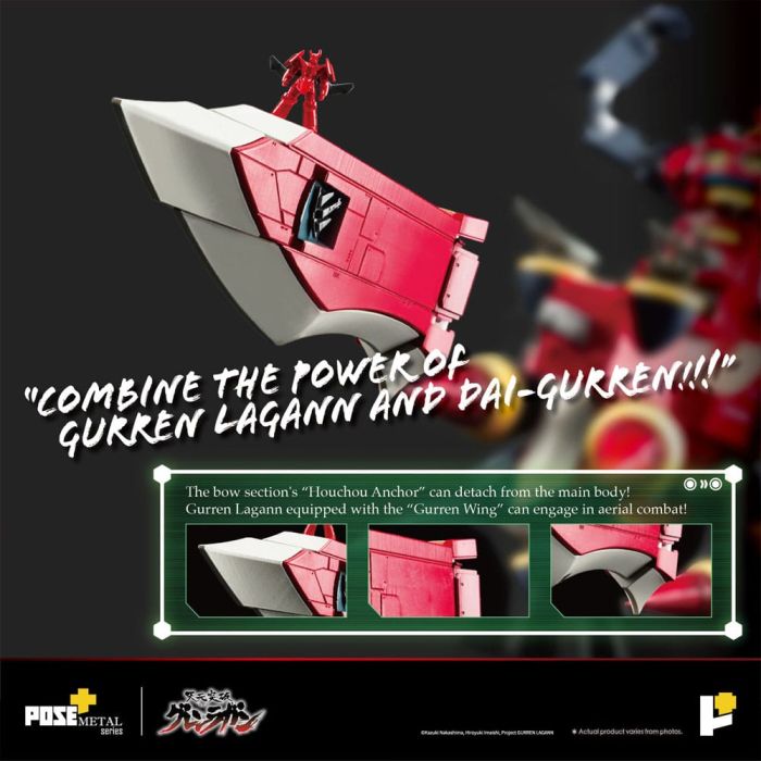 Tengen Toppa Gurren Lagann POSE+METAL series Statue Dai-Gurren 33 cm   