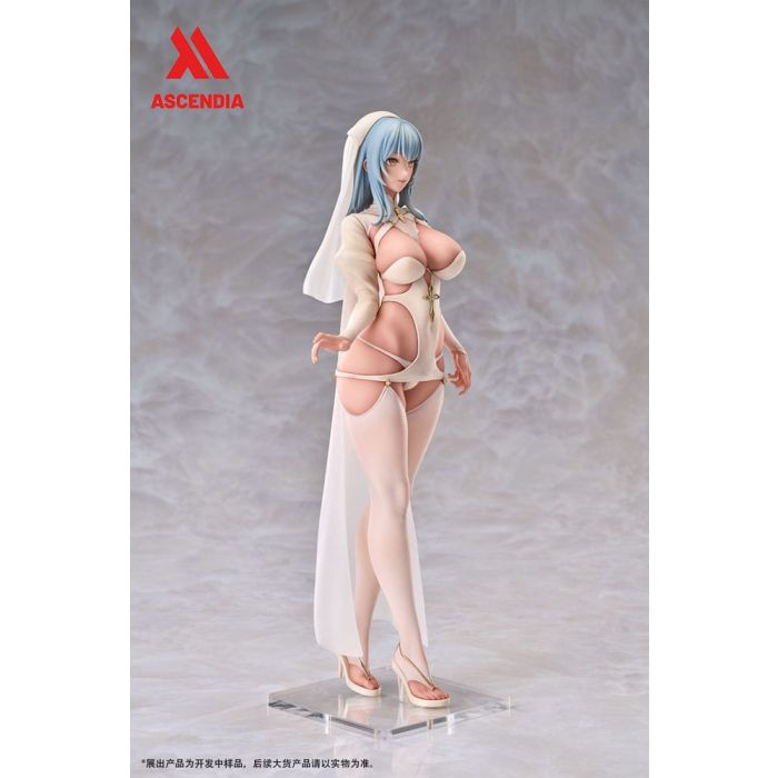 Original Character PU Statues 2-Pack 1/6 Lily Nun & Emily Nurse Illustration by Chowbie 26 cm