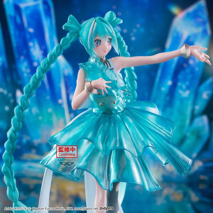 Hatsune Miku Clearluxe  PVC Statue Emerald Gem 28 cm