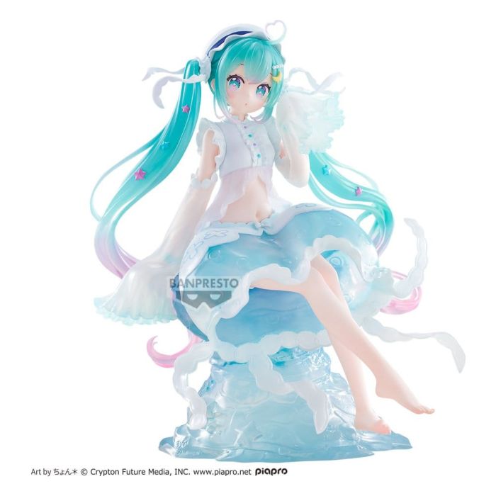 Hatsune Miku Banpresto Evolve Clearluxe PVC Figure Jellyfish 20 cm