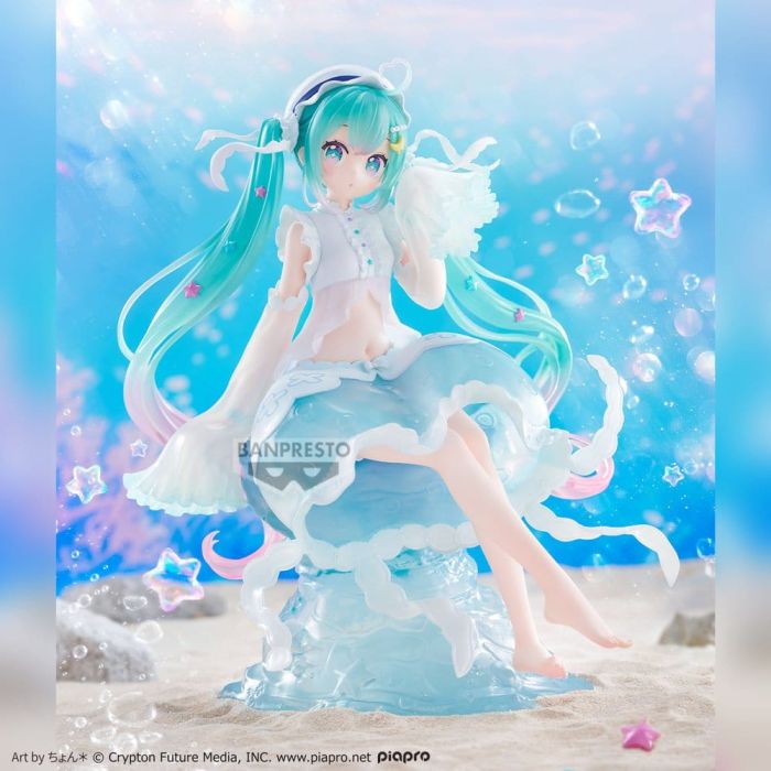 Hatsune Miku Banpresto Evolve Clearluxe PVC Figure Jellyfish 20 cm