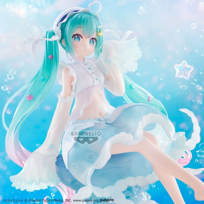 Hatsune Miku Banpresto Evolve Clearluxe PVC Figure Jellyfish 20 cm
