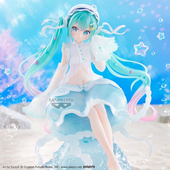 Hatsune Miku Banpresto Evolve Clearluxe PVC Figure Jellyfish 20 cm