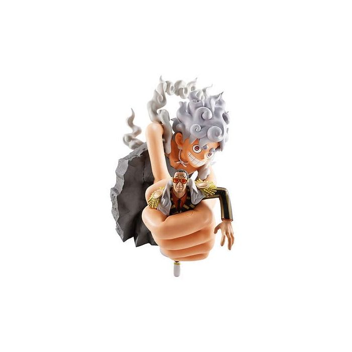 One Piece Burst of Energy Collection Ichibansho PVC Statue Monkey D Luffy Gear 5 vs Borsalino 20 cm