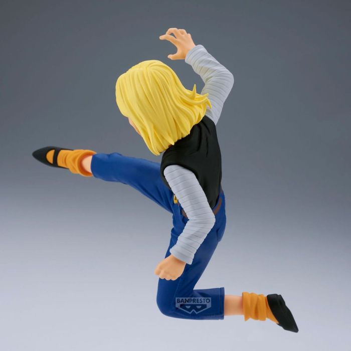Dragon Ball Z Match Makers PVC Statue Android 18 11 cm Vs. Mr. Satan 8 cm