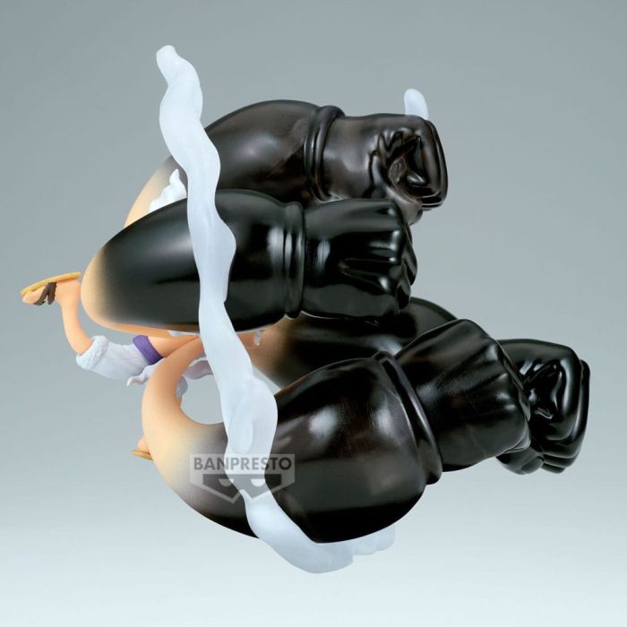 One Piece World Collectable Figure Special PVC Statue Monkey D. Luffy Gear5 Gum Dawn Gatling 12 cm
