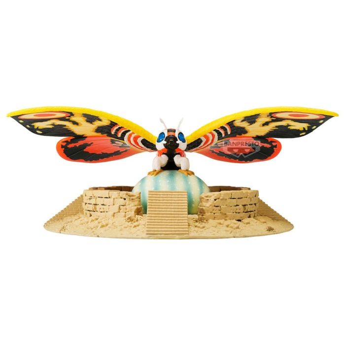 Rebirth of Mothra Toho Monster Series Art Vignette PVC Figure Mothra (1996) 5 cm