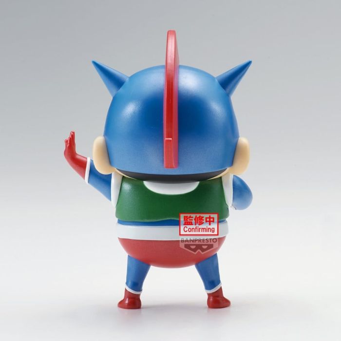 Crayon Shinchan Cosplay PVC Figure Action Kamen Shinchan & Paper Robot Shinchan (Ver. Action Kamen Shinchan Special Color) 12 cm