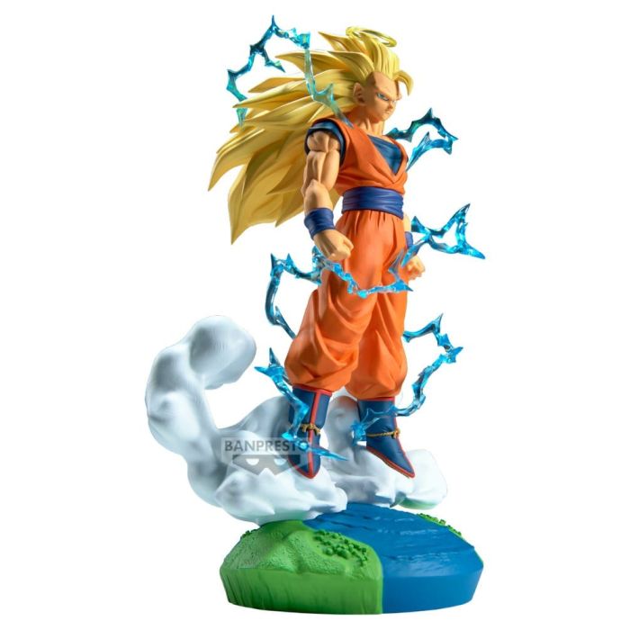 Dragon Ball Z History Box PVC Figure Super Saiyan 3 Son Goku 18 cm