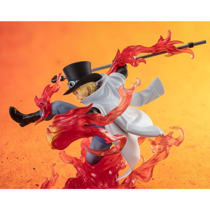 One Piece Figuarts ZERO Extra Battle PVC Statue Sabo Fire Fist Rook Check 19 cm