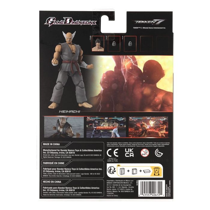 Tekken Game Dimensions Action Figure Heihachi 17 cm