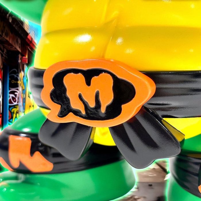 Teenage Mutant Ninja Turtles x Grape Brain Vinyl Figure Michelangelo 24 cm