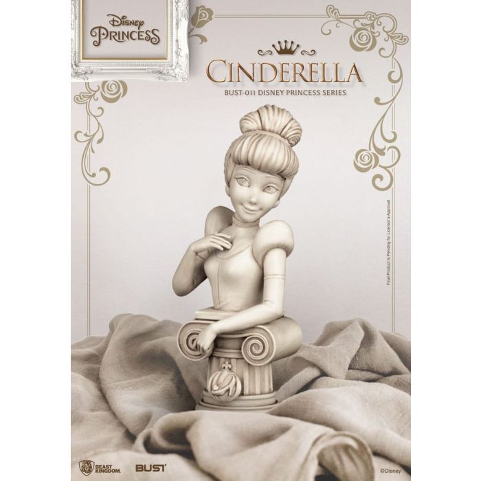 Disney Princess Series PVC Bust Cindarella 15 cm