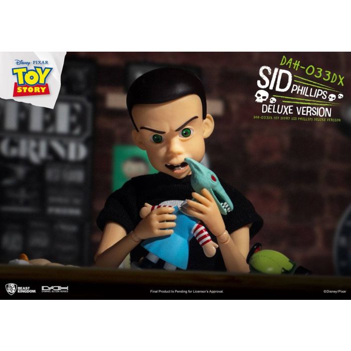 Toy Story Dynamic 8ction Heroes Action Figure Sid Phillips Deluxe Version 14 cm