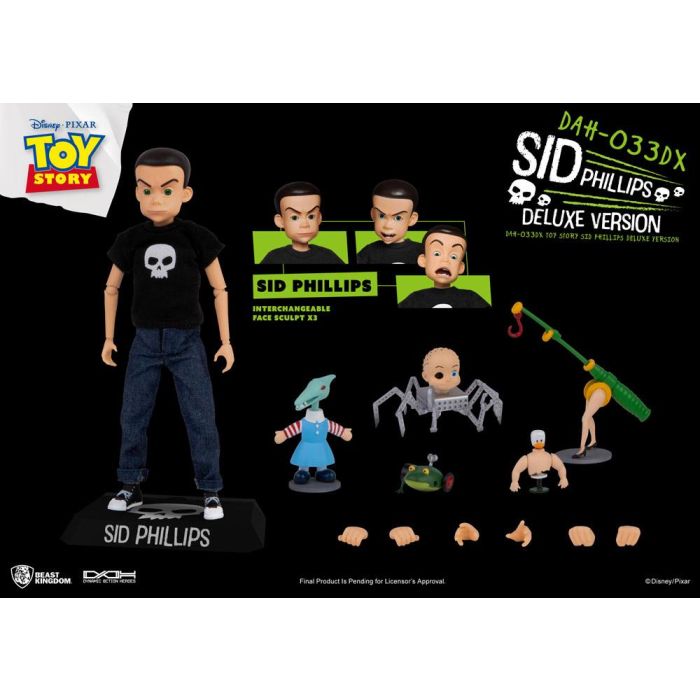 Toy Story Dynamic 8ction Heroes Action Figure Sid Phillips Deluxe Version 14 cm