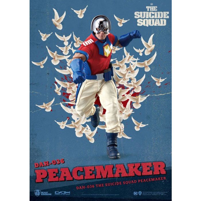 The Suicide Squad Dynamic 8ction Heroes Action Figure 1/9 Peacemaker 20 cm