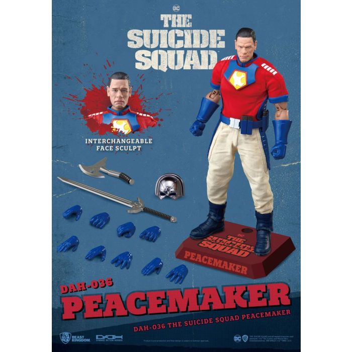 The Suicide Squad Dynamic 8ction Heroes Action Figure 1/9 Peacemaker 20 cm