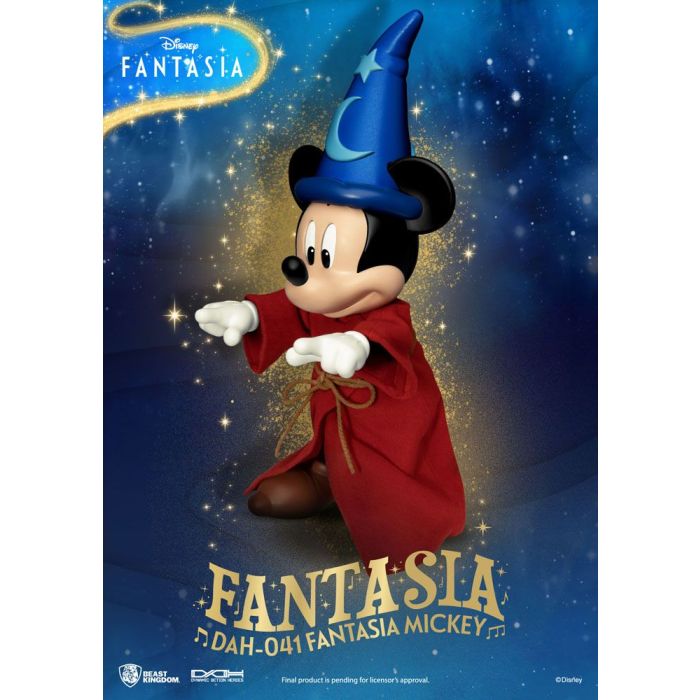 Disney Classic Dynamic 8ction Heroes Action Figure 1/9 Mickey Fantasia 21 cm