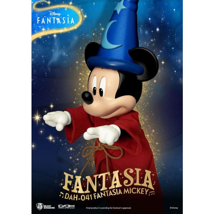 Disney Classic Dynamic 8ction Heroes Action Figure 1/9 Mickey Fantasia 21 cm