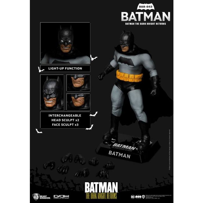 Batman The Dark Knight Return Dynamic 8ction Heroes Action Figure 1/9 Batman 21 cm