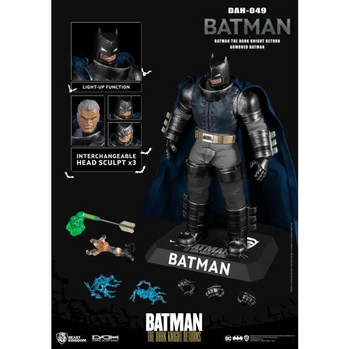 Batman The Dark Knight Returns Dynamic 8ction Heroes Action Figure 1/9 Armored Batman 21 cm