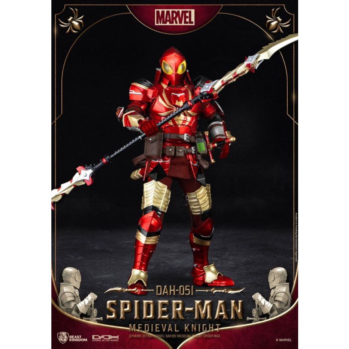 Marvel Dynamic 8ction Heroes Action Figure 1/9 Medieval Knight Spider-Man 20 cm