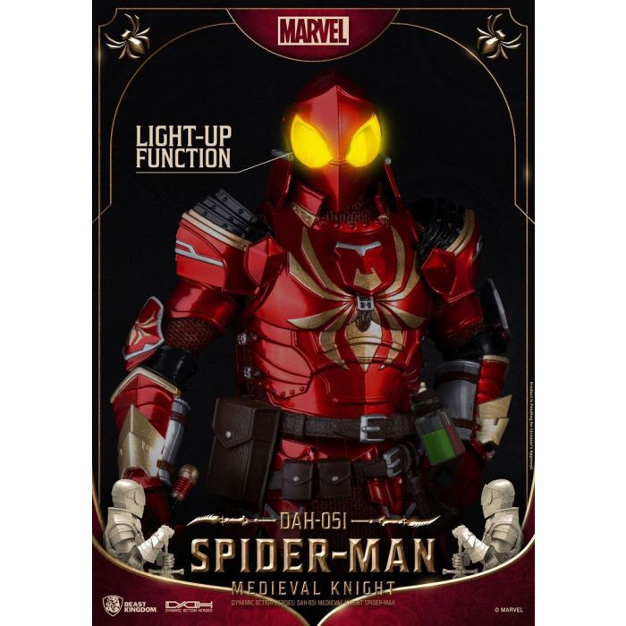 Marvel Dynamic 8ction Heroes Action Figure 1/9 Medieval Knight Spider-Man 20 cm
