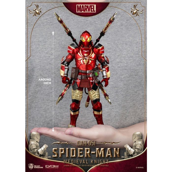 Marvel Dynamic 8ction Heroes Action Figure 1/9 Medieval Knight Spider-Man 20 cm