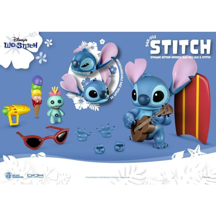 Lilo & Stitch Dynamic 8ction Heroes Action Figure 1/9 Stitch 18 cm