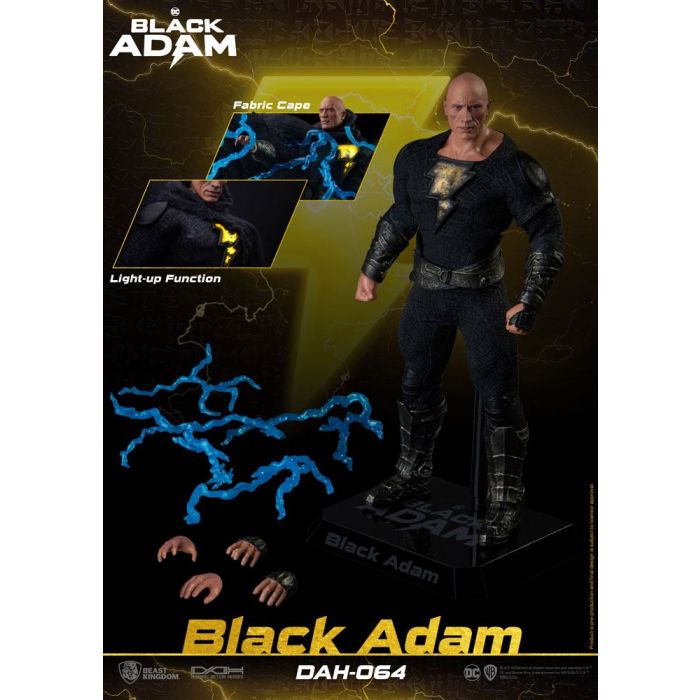 Black Adam Dynamic 8ction Heroes Action Figure 1/9 Black Adam 18 cm