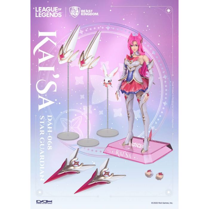 League of Legends Dynamic 8ction Heroes Action Figure 1/9 Star Guardian Kai'Sa 19 cm