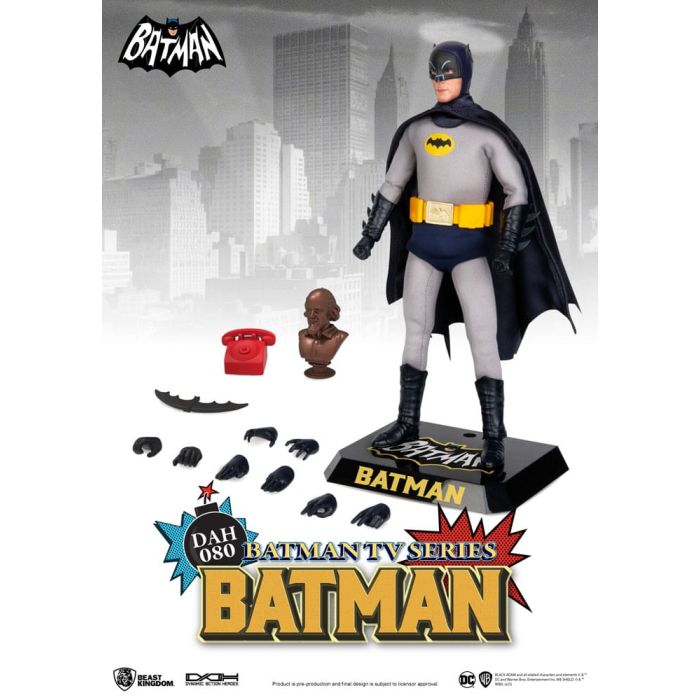 DC Comics Dynamic 8ction Heroes Action Figure 1/9 Batman TV Series Batman 24 cm