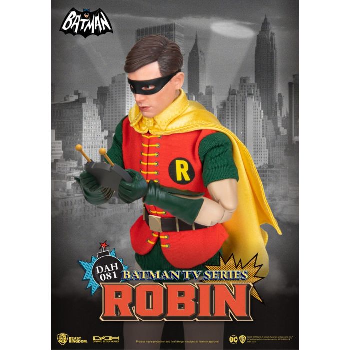 DC Comics Dynamic 8ction Heroes Action Figure 1/9 Batman TV Series Robin 24 cm