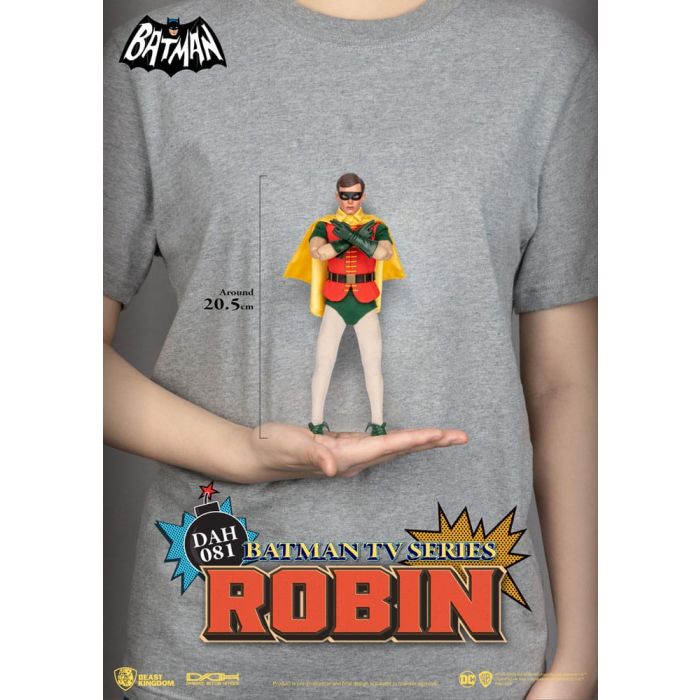 DC Comics Dynamic 8ction Heroes Action Figure 1/9 Batman TV Series Robin 24 cm