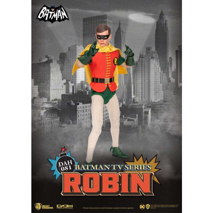 DC Comics Dynamic 8ction Heroes Action Figure 1/9 Batman TV Series Robin 24 cm