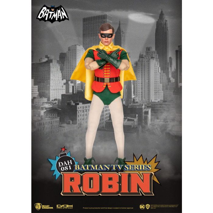 DC Comics Dynamic 8ction Heroes Action Figure 1/9 Batman TV Series Robin 24 cm