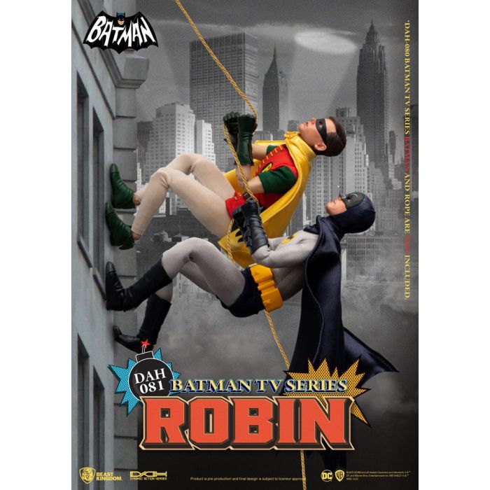 DC Comics Dynamic 8ction Heroes Action Figure 1/9 Batman TV Series Robin 24 cm
