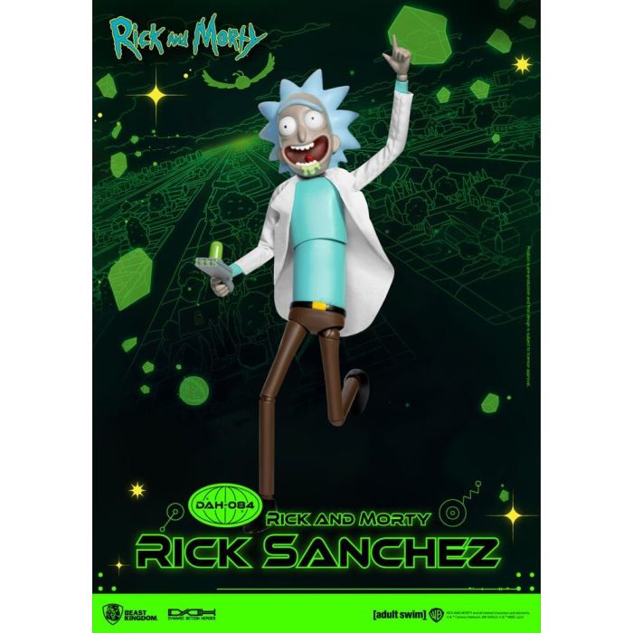 Rick and Morty Dynamic 8ction Heroes Action Figure 1/9 Rick Sanchez 23 cm