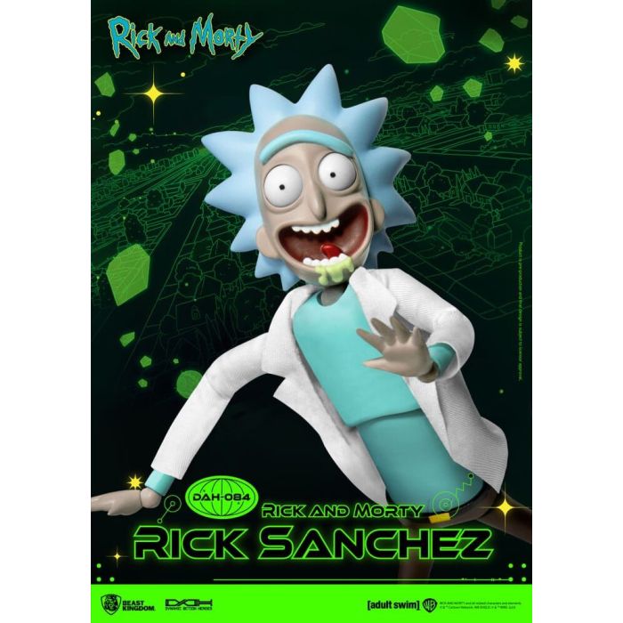 Rick and Morty Dynamic 8ction Heroes Action Figure 1/9 Rick Sanchez 23 cm