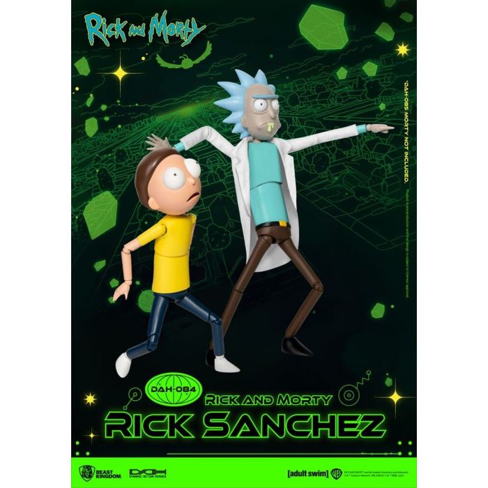 Rick and Morty Dynamic 8ction Heroes Action Figure 1/9 Rick Sanchez 23 cm