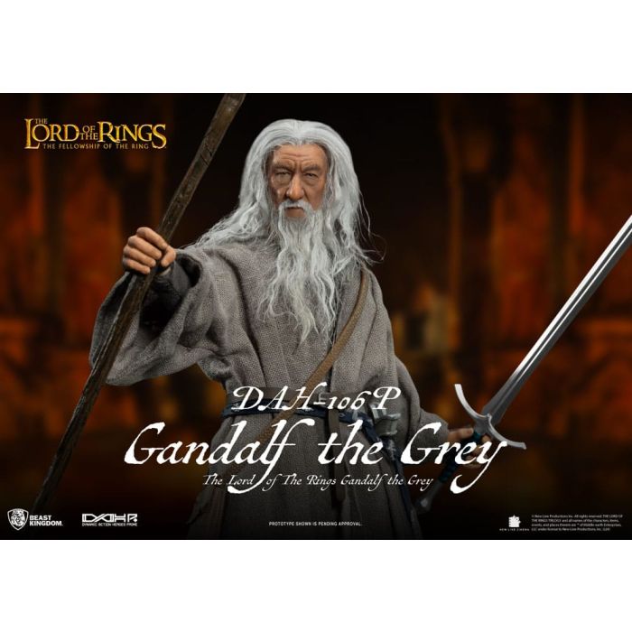 Lord of the Rings Dynamic 8ction Heroes Action Figure 1/9 Gandalf the Grey 21 cm 