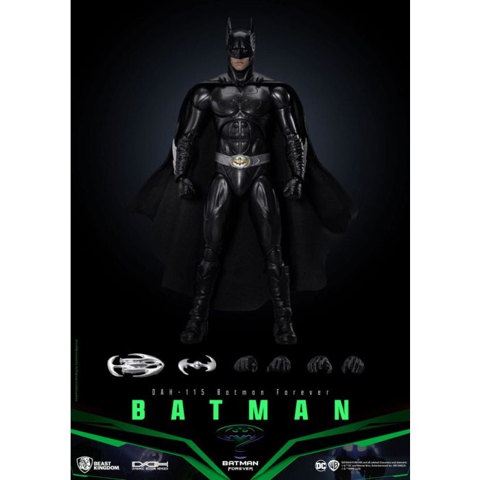 DC Comics Dynamic 8ction Heroes Action Figure 1/9 Batman (Batman Forever) 21 cm