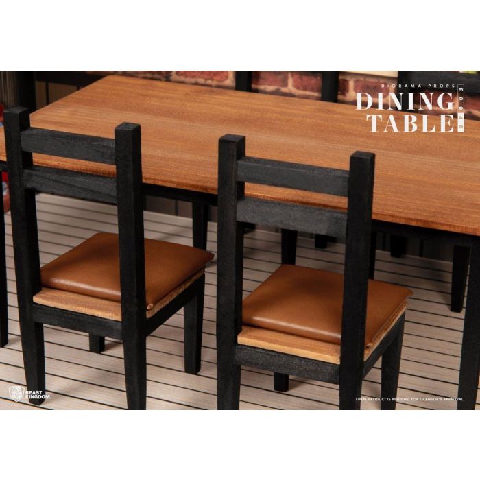 Diorama Props Series Dining Table Set