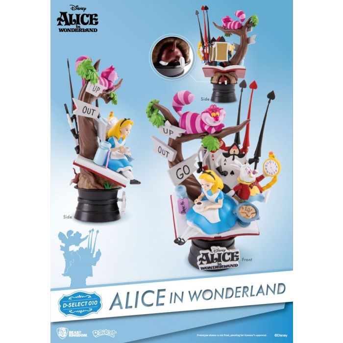 Alice in Wonderland D-Select PVC Diorama 15 cm