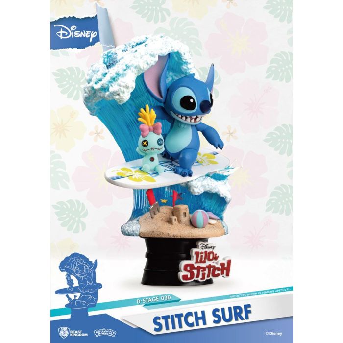 Disney Select: Stitch Surf Diorama