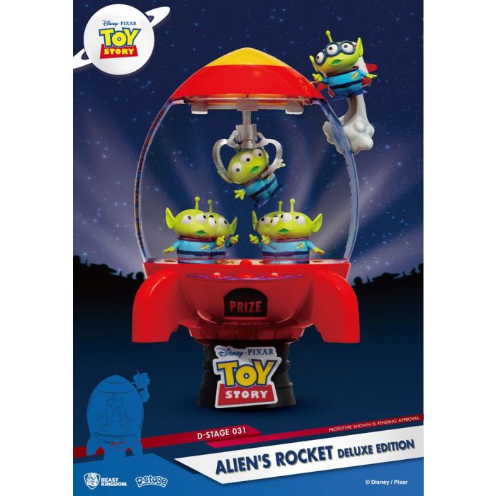 Toy Story D-Stage PVC Diorama Alien's Rocket Deluxe Edition 15 cm