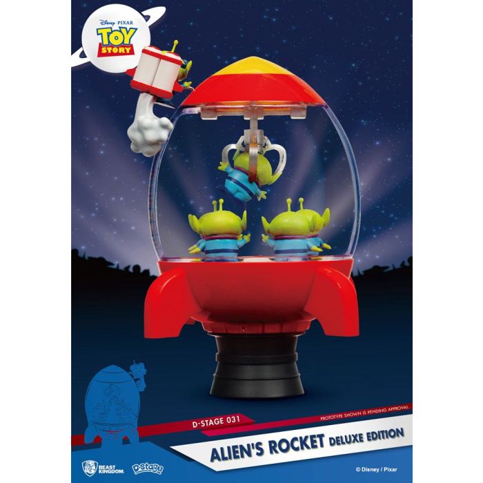 Toy Story D-Stage PVC Diorama Alien's Rocket Deluxe Edition 15 cm
