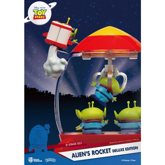 Toy Story D-Stage PVC Diorama Alien's Rocket Deluxe Edition 15 cm