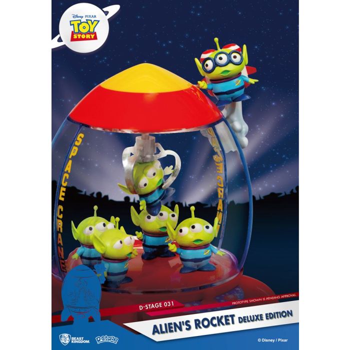 Toy Story D-Stage PVC Diorama Alien's Rocket Deluxe Edition 15 cm
