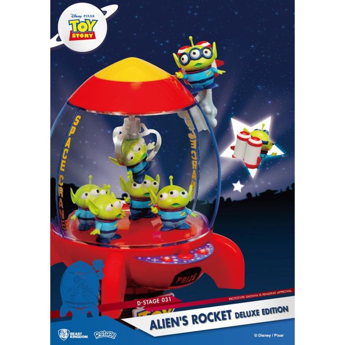 Toy Story D-Stage PVC Diorama Alien's Rocket Deluxe Edition 15 cm